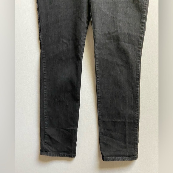 Lee High rise relaxed fit straight leg denim jean Black Sz 12 tall - Picture 3 of 14